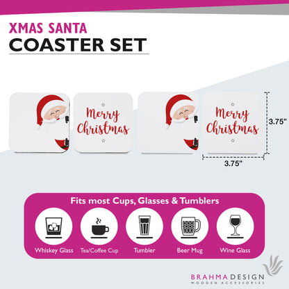 Xmas Santa Coaster