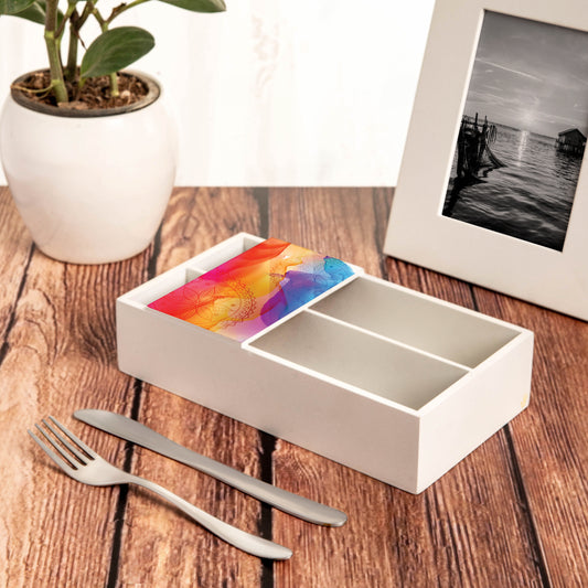 Watercolor Cutlery Tray