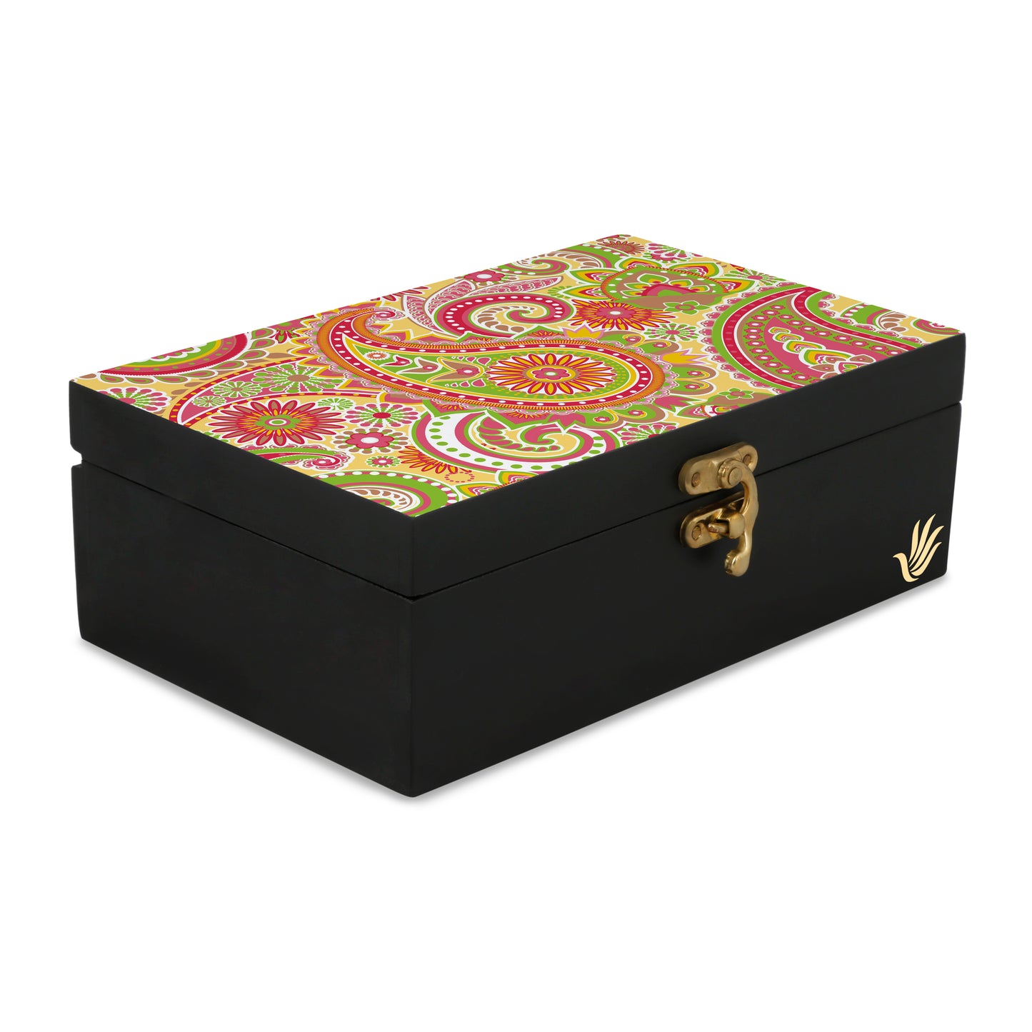 Yellow Paisley Gift Box-M