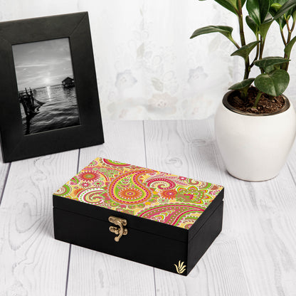 Yellow Paisley Gift Box-M