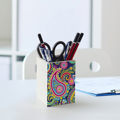 Pink Paisley Pen Stand