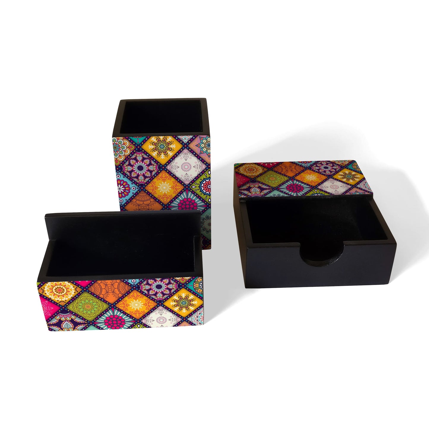 MultiMandala 3 Piece Desk Organiser