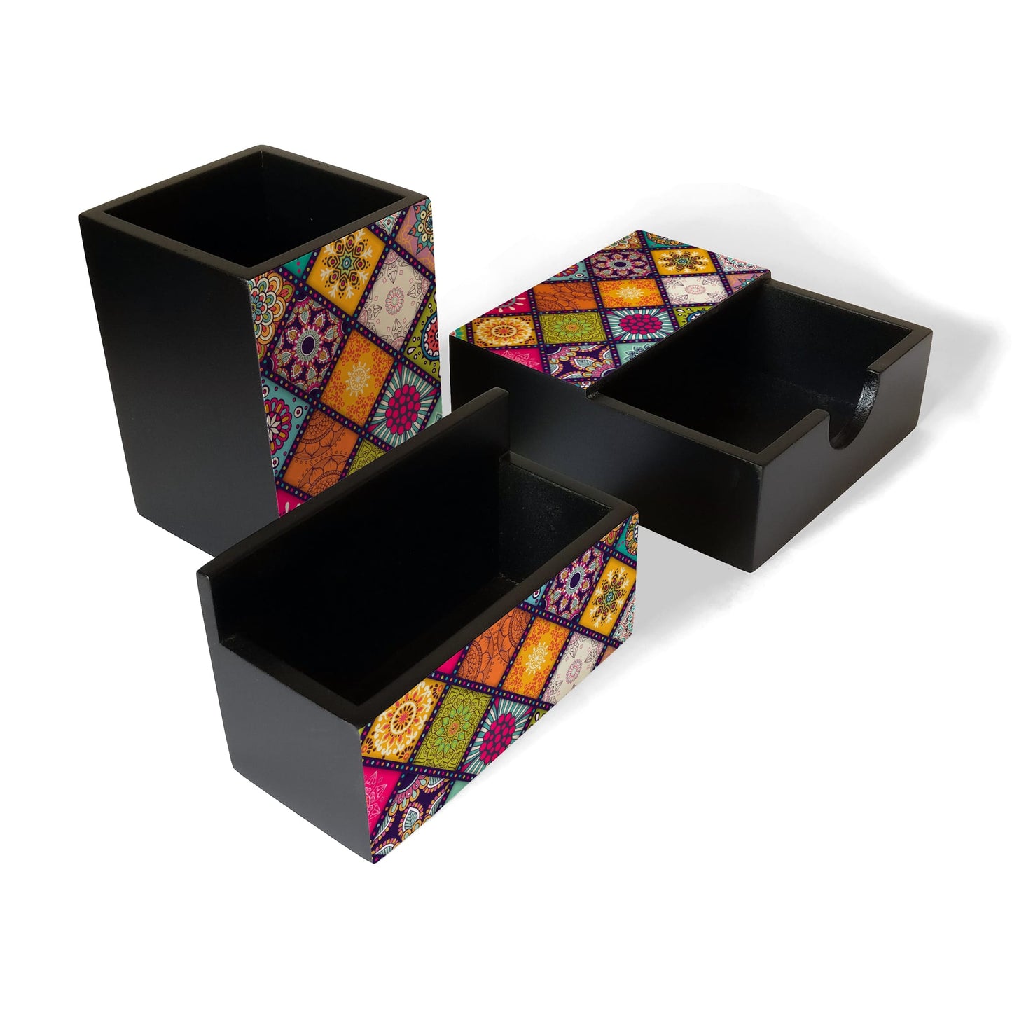 MultiMandala 3 Piece Desk Organiser