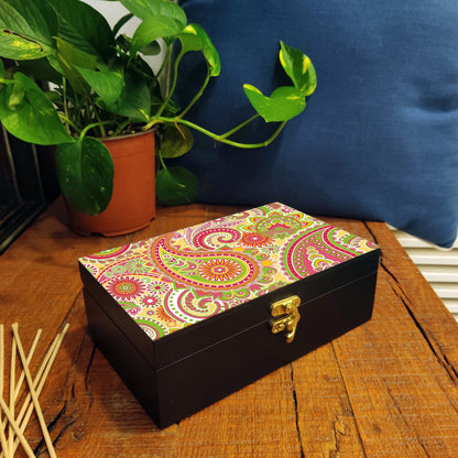 Yellow Paisley Gift Box-M