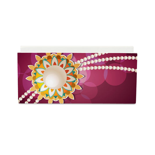 Rakhi Pearls Rose Tissue Stand 1.5" x 5.5" x 2.5" - Main Image