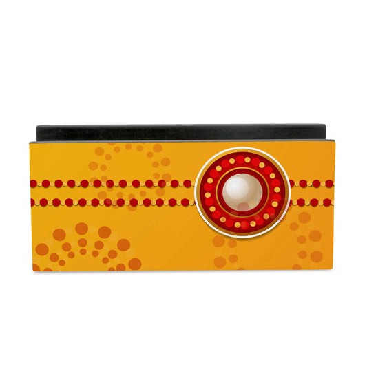 Yellow Raksha Tissue Stand 1.5" x 5.5" x 2.5" - Main Image