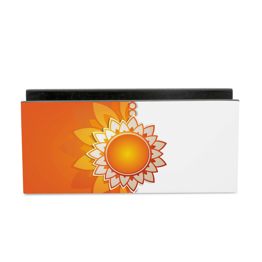 Rakhee Orange Tissue Stand 1.5" x 5.5" x 2.5" - Main Image